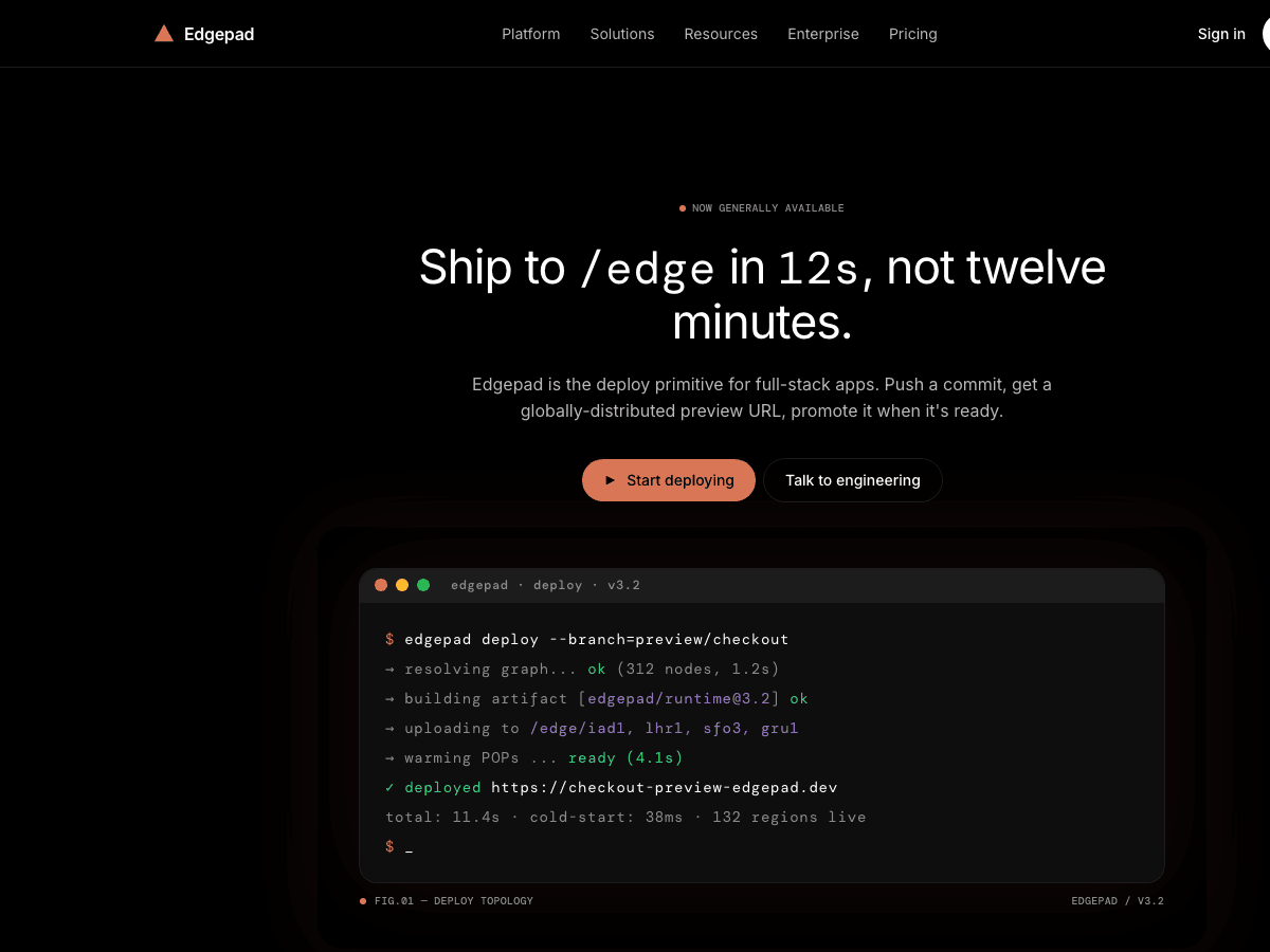 Terminal Devtools (Warp)