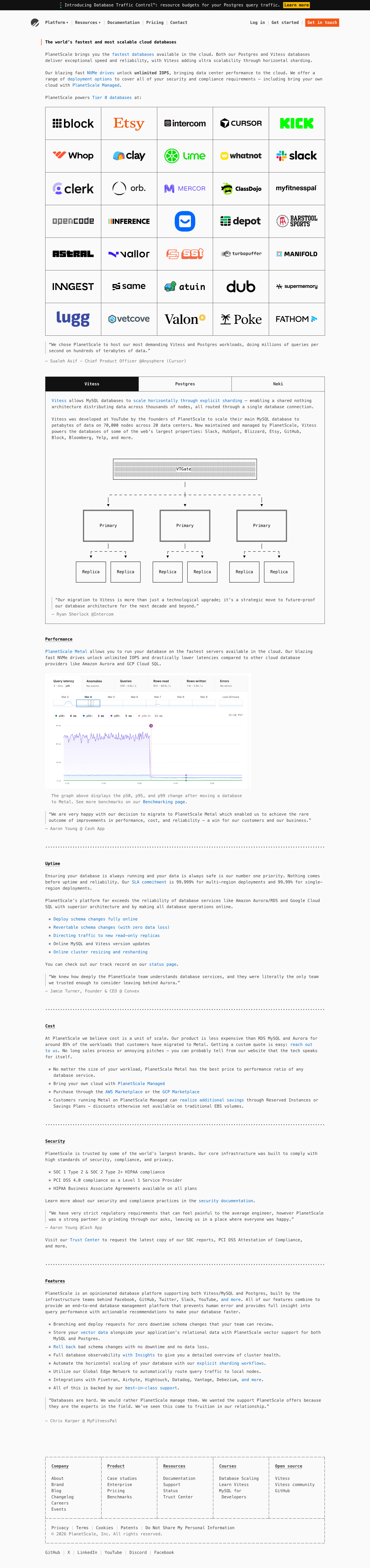 Database Devtools (PlanetScale) — source