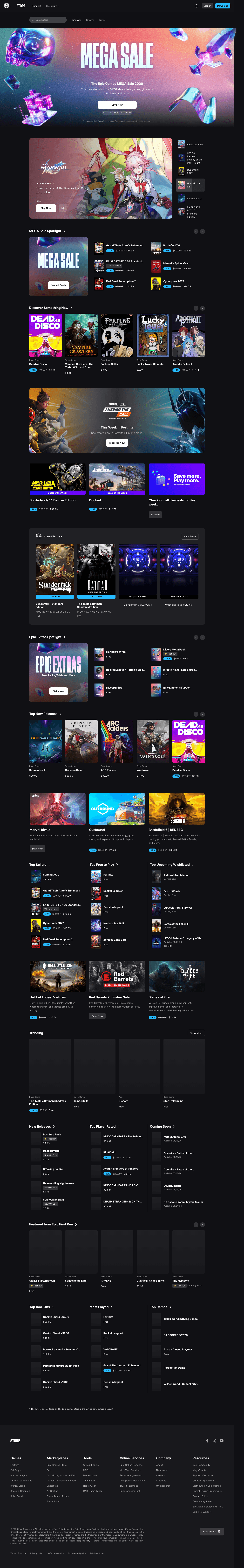 Game Store (Epic Games) — source