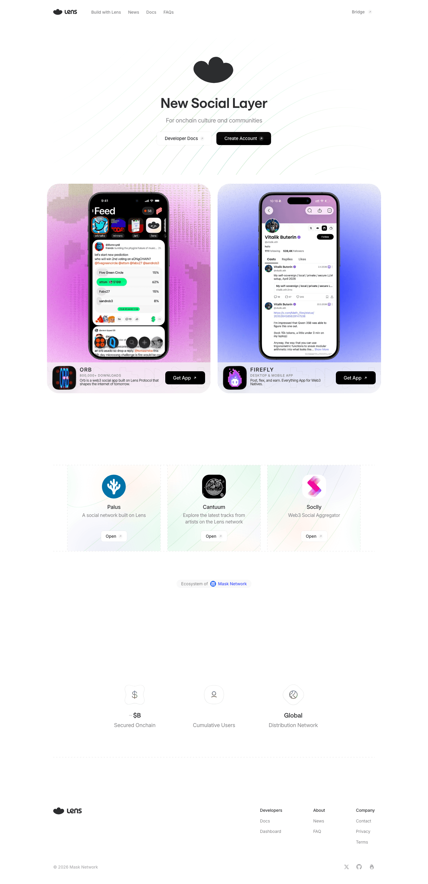 Social Web3 (Lens) — source