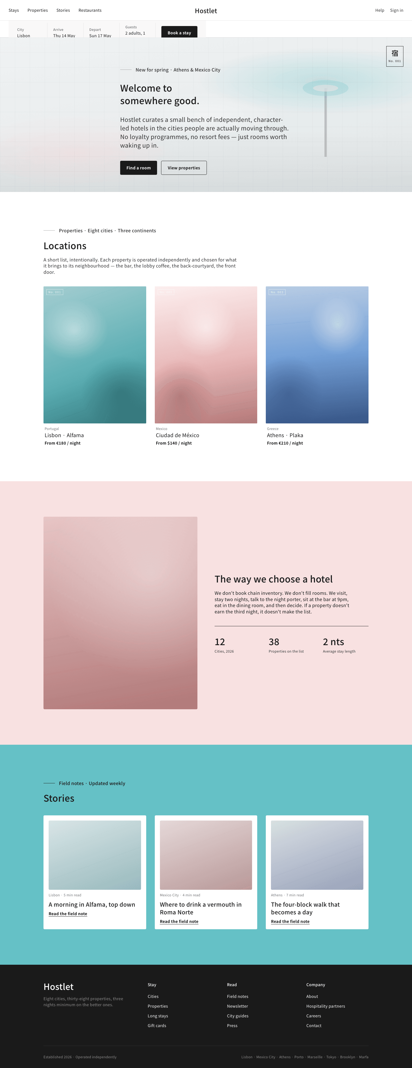 Japanese Hospitality (Hoshino) — AI-built sample