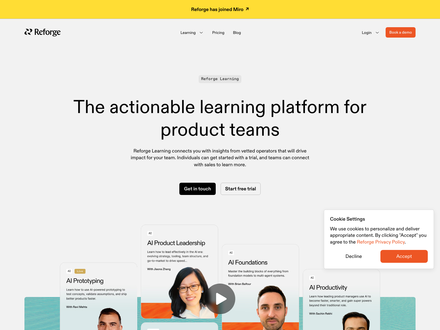 Async Academy (Reforge) — source