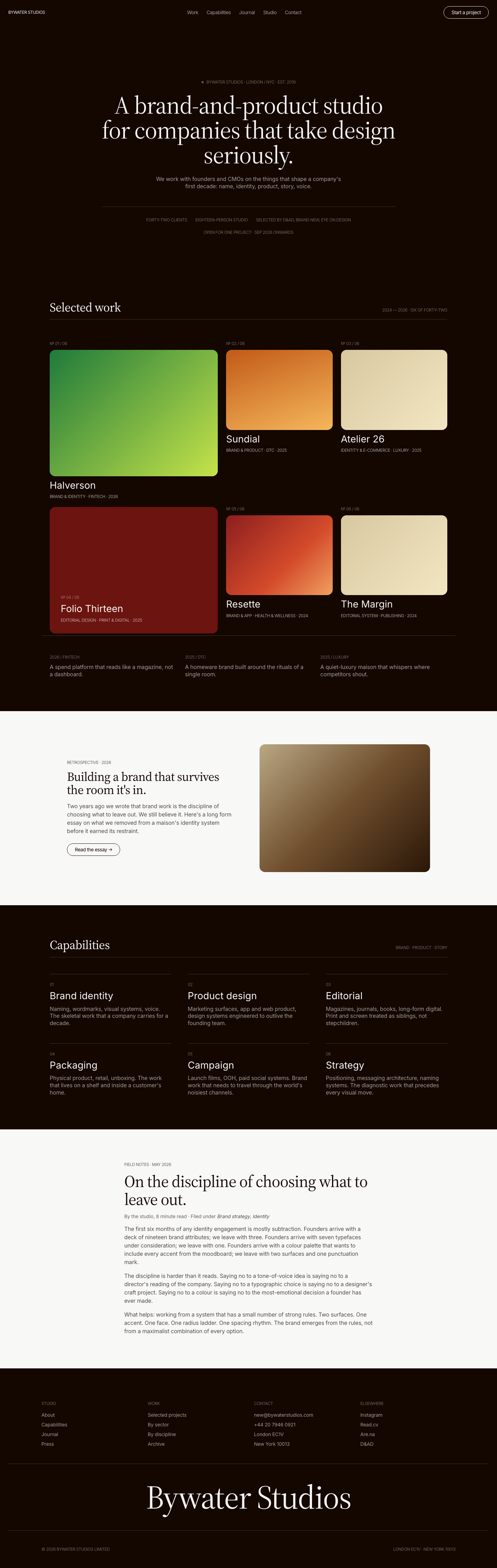 Brand Agency (COLLINS) — AI-built sample