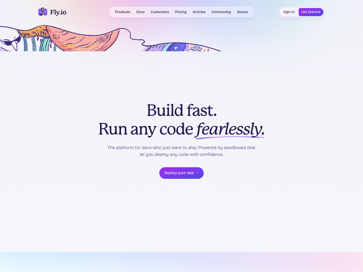 Brutalist Devtools (Fly.io) — source