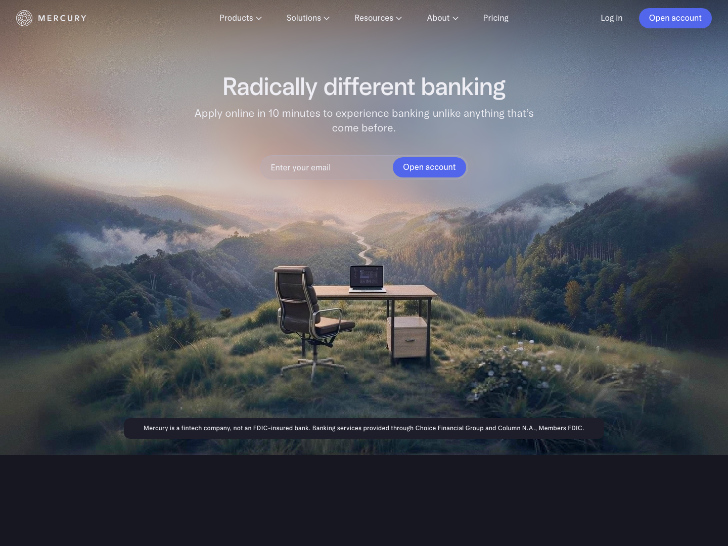 Dark Fintech (Mercury) — source