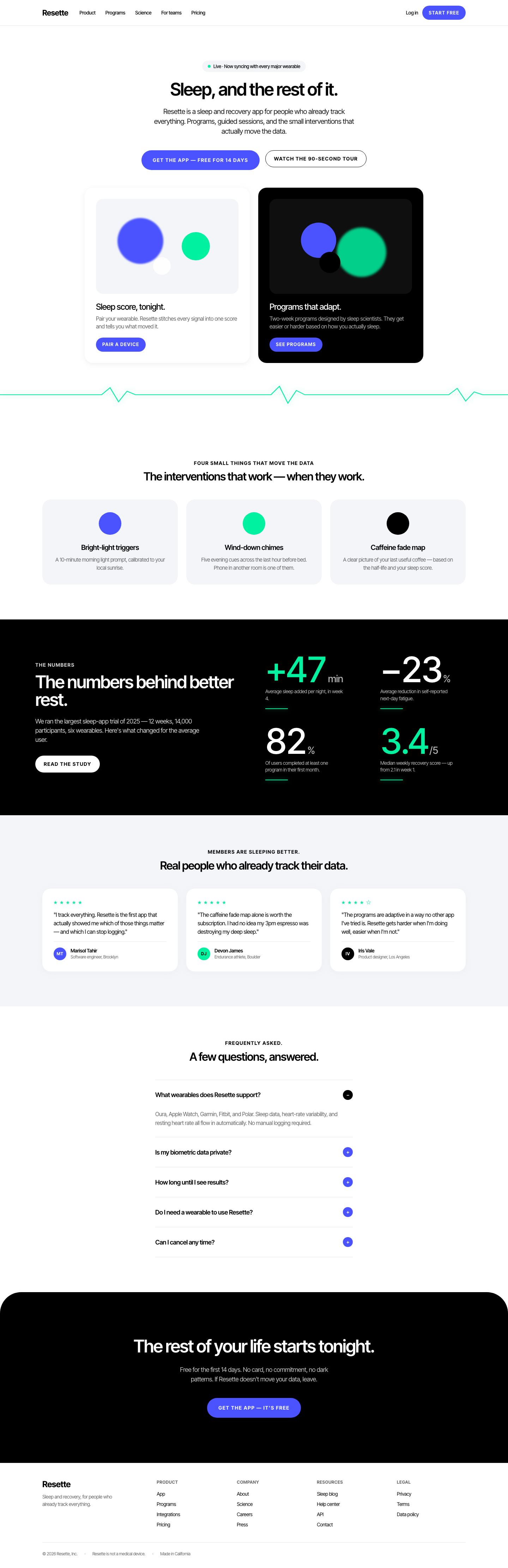 Data Wellness (WHOOP) — AI-built sample