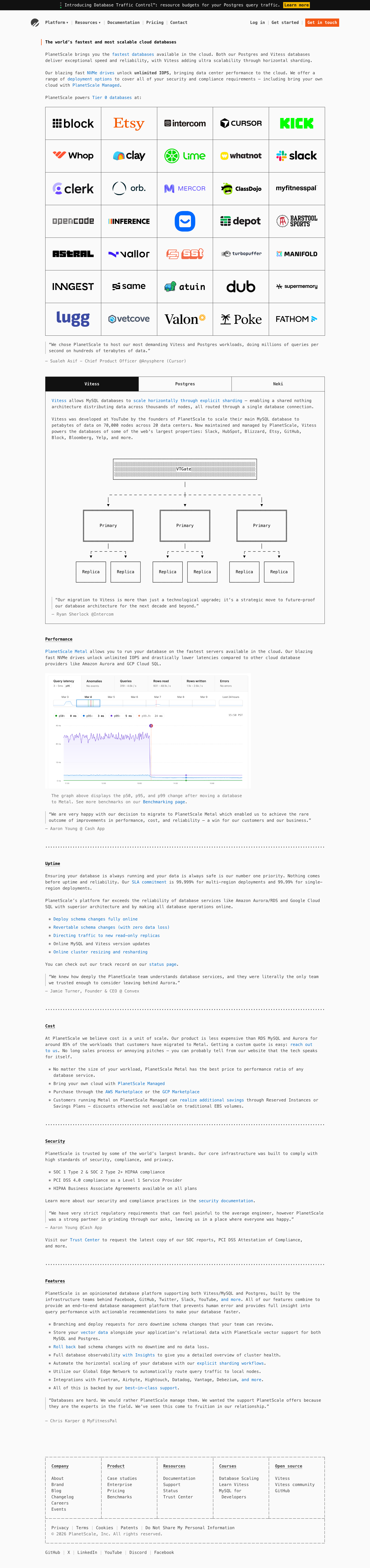 Database Devtools (PlanetScale) — source