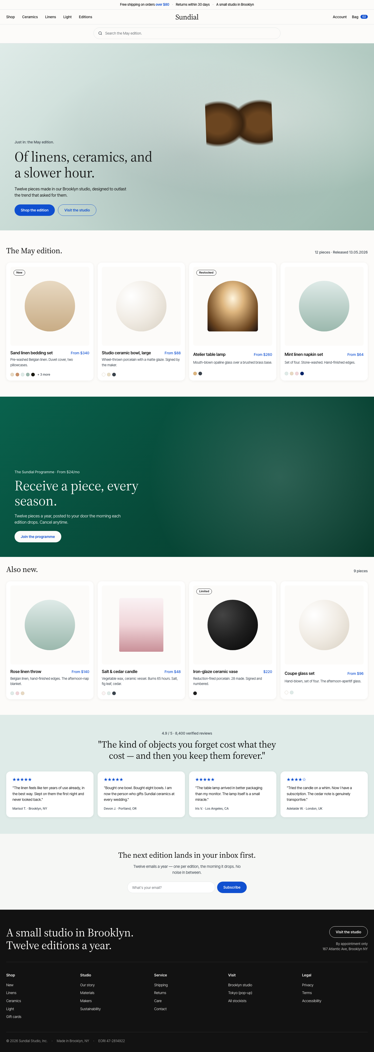Eyewear Ecom (Warby Parker) — AI-built sample