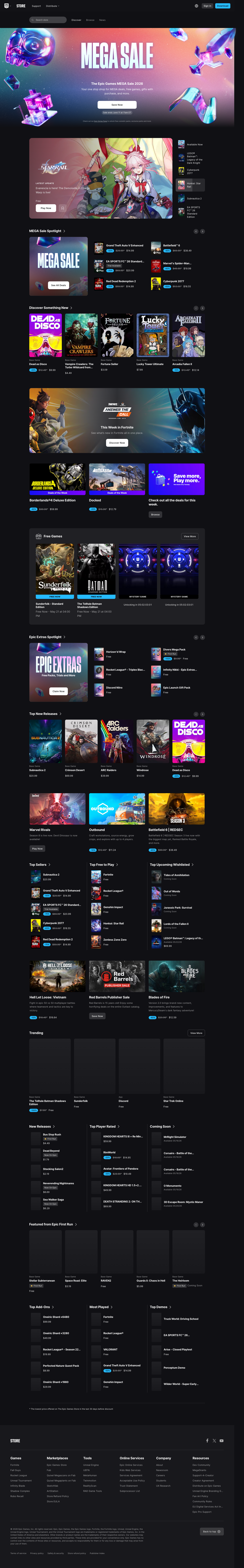 Game Store (Epic Games) — source
