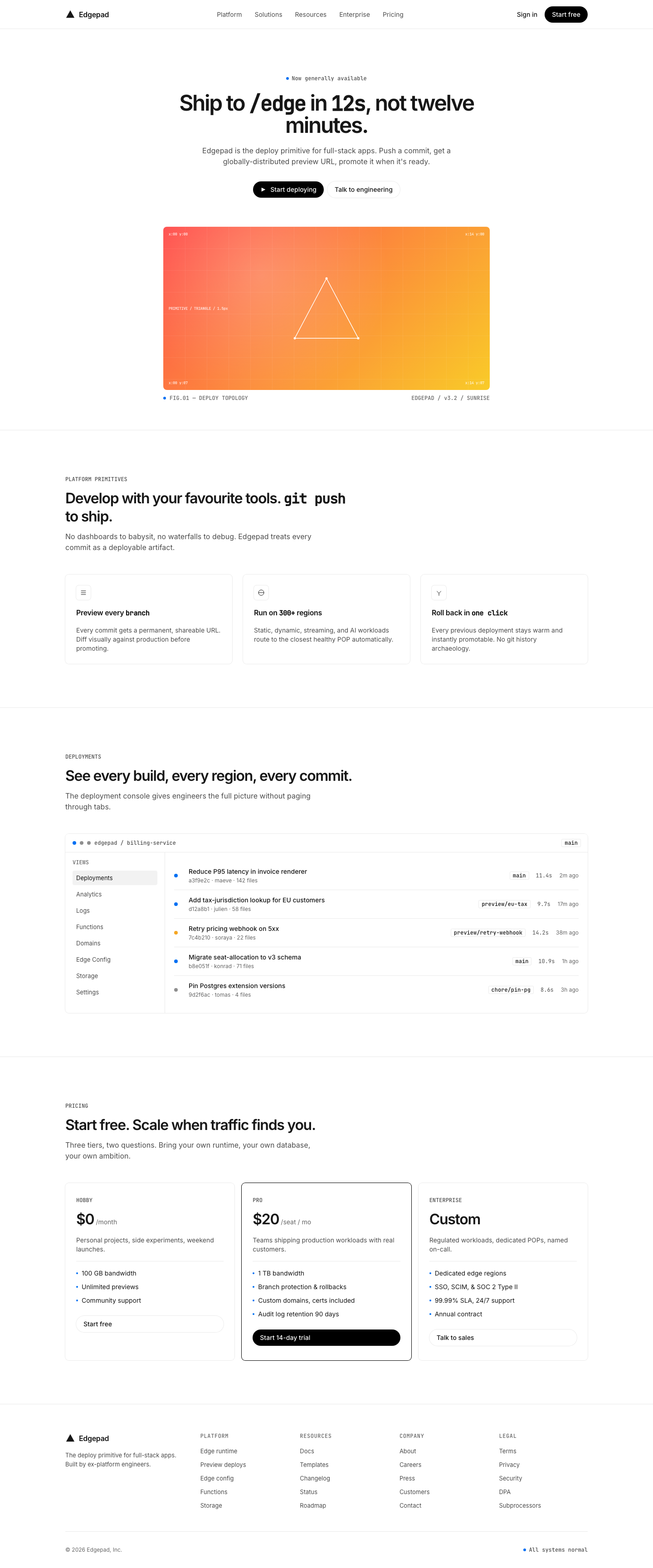 Geometric Devtools (Vercel) — AI-built sample