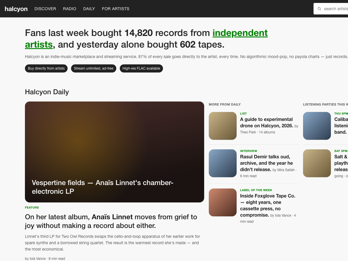 Indie Feed (Bandcamp)