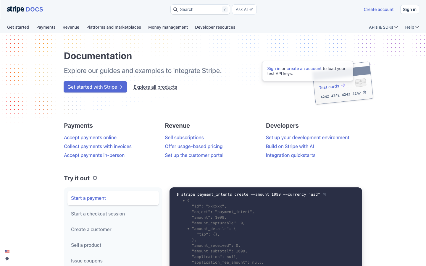 Infrastructure Fintech (Stripe Docs) — source