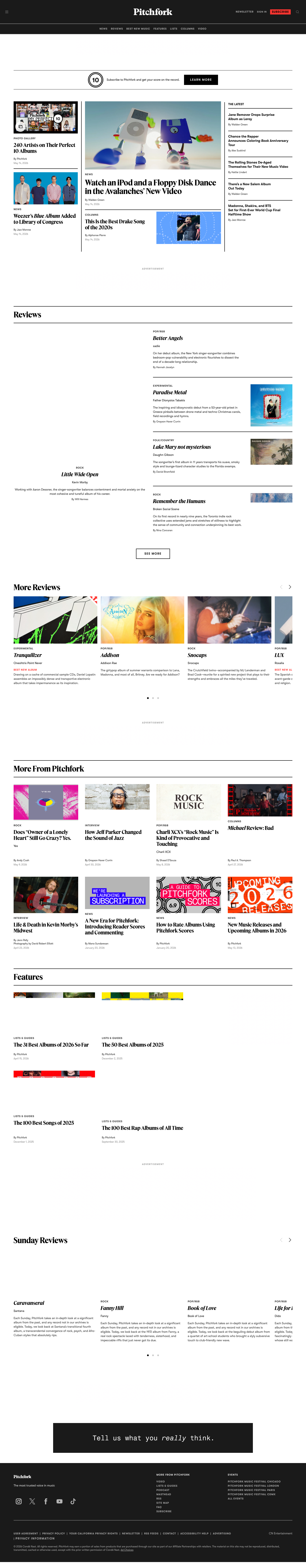 Music Magazine (Pitchfork) — source