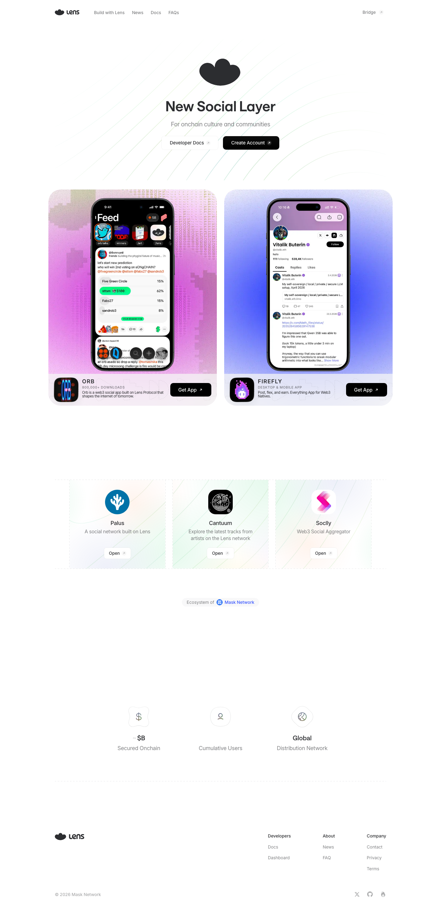 Social Web3 (Lens) — source