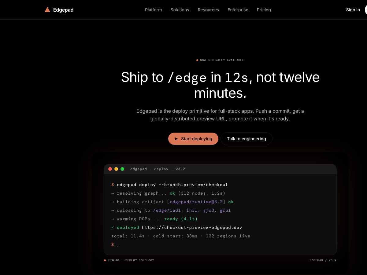 Terminal Devtools (Warp)